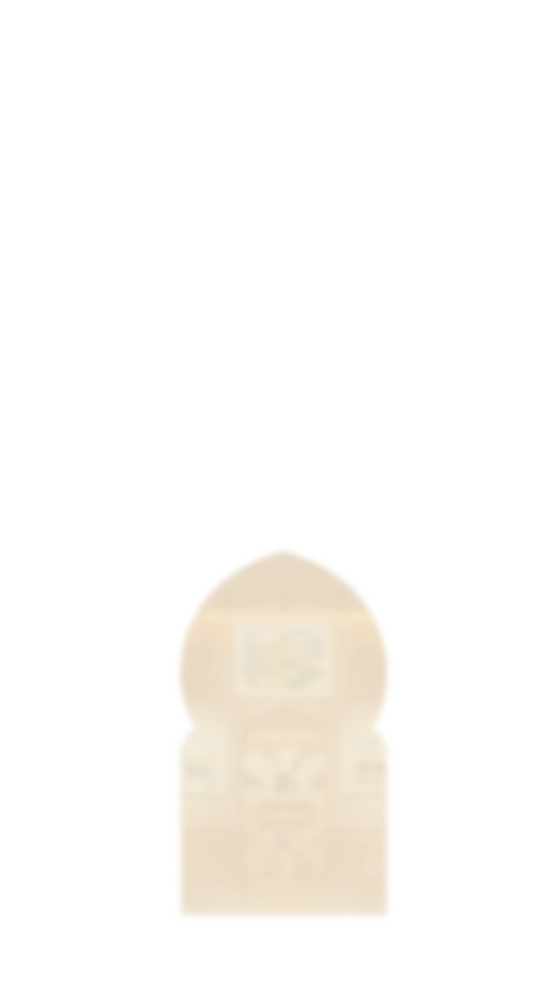 Decorative arch badge frame